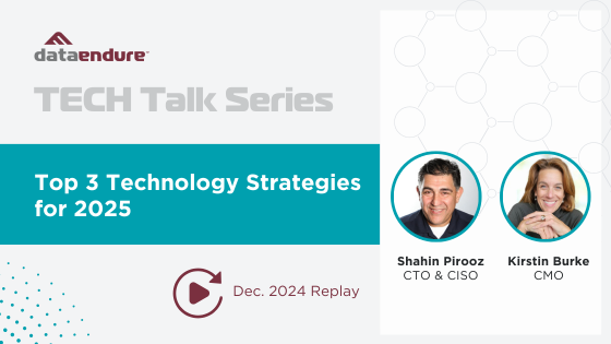 December 2024 Tech Talk – Top 3 Technology Strategies